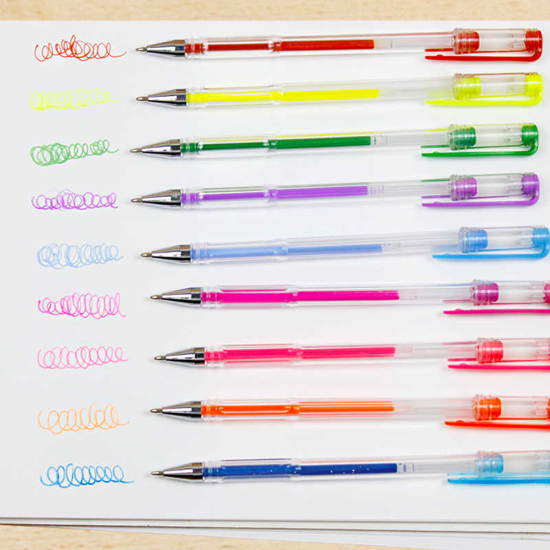 Гелиевые ручки чаще изготавливаются в разноцветных вариантах