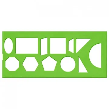 Трафарет геометрических фигур 'ТТ11