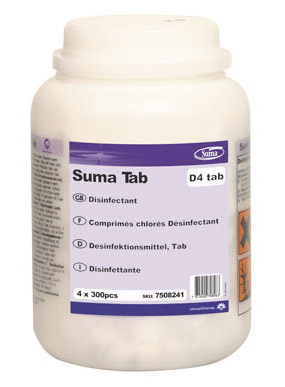 Профхим дезинфек табл Diversey/Suma Tab D4.14, 9x300таб_ПДК