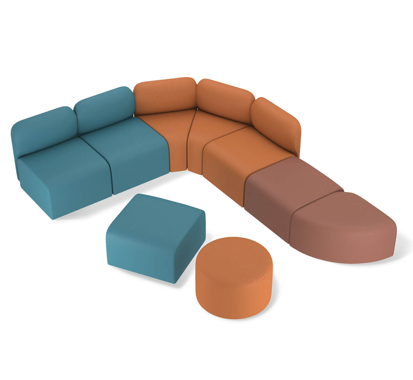 Модульная мягкая мебель