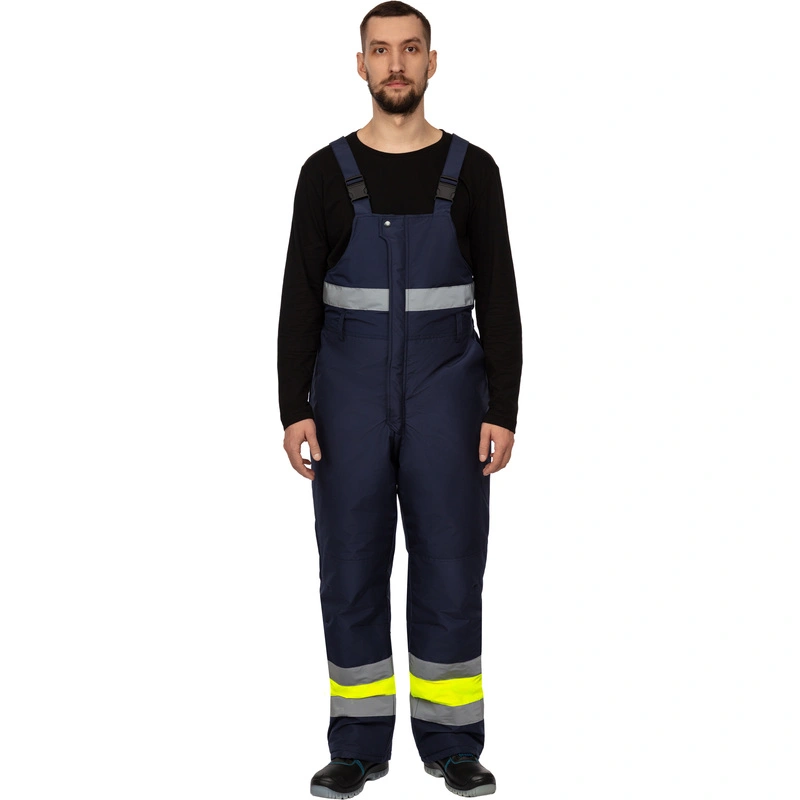 Сигнальные зимние полукомбинезоны