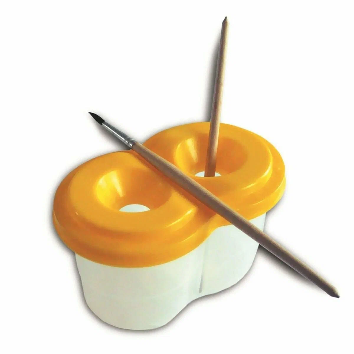 Стаканы и палитры для рисования