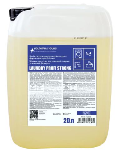 Профхим д/стирки гель универсальный усилен Goldman/Laundry Profi Strong,20л
