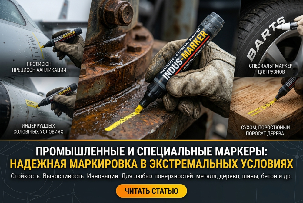 Промышленные маркеры: как выбрать правильный?