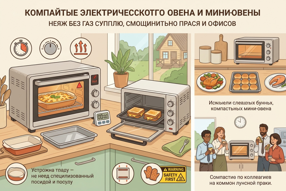 Электрические духовки и мини-печи