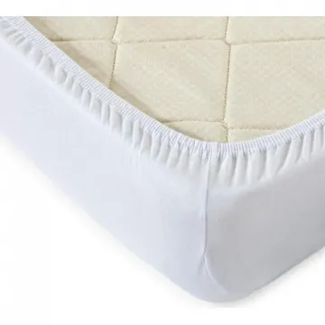 Простыня трикотажная на резинке 140х200х20см, 125г/м2, белый