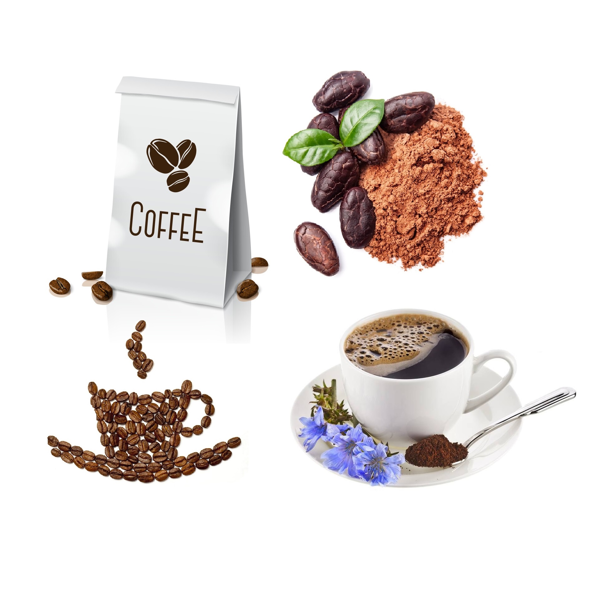 Кофе, какао, цикорий