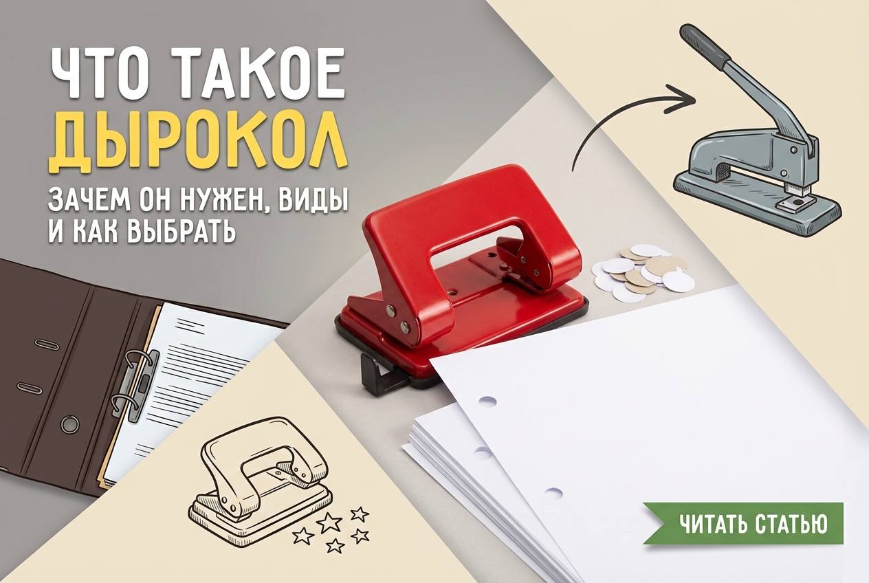 Дыроколы: разновидности. Какой дырокол выбрать?