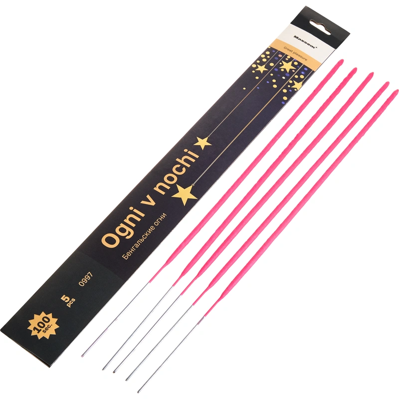 Бенгальские огни, фонтаны