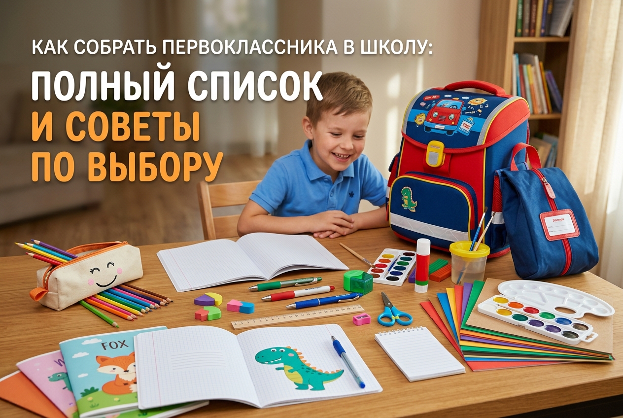 Канцтовары для первоклашки