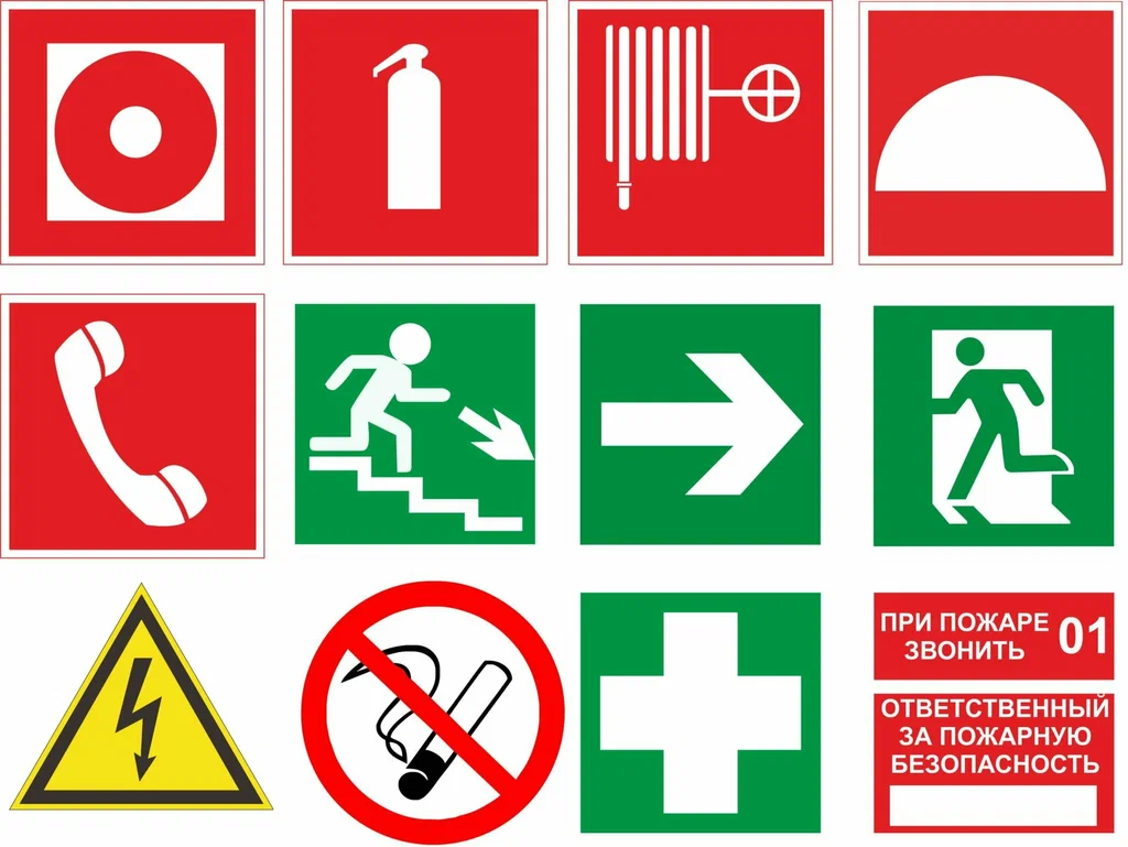 Знаки безопасности по ГОСТУ