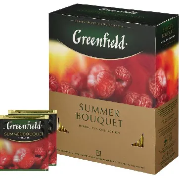 Чай Greenfield Summer Bouquet фруктов.фольгир. 100 пак/уп 0878-09 Т