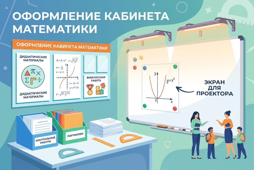 Как грамотно обустроить кабинет математики. Часть 1