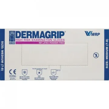 Перчатки мед.смотров. латекс.,нестер.,н/о, Dermagrip High Risk(M) 25 пар,ПС