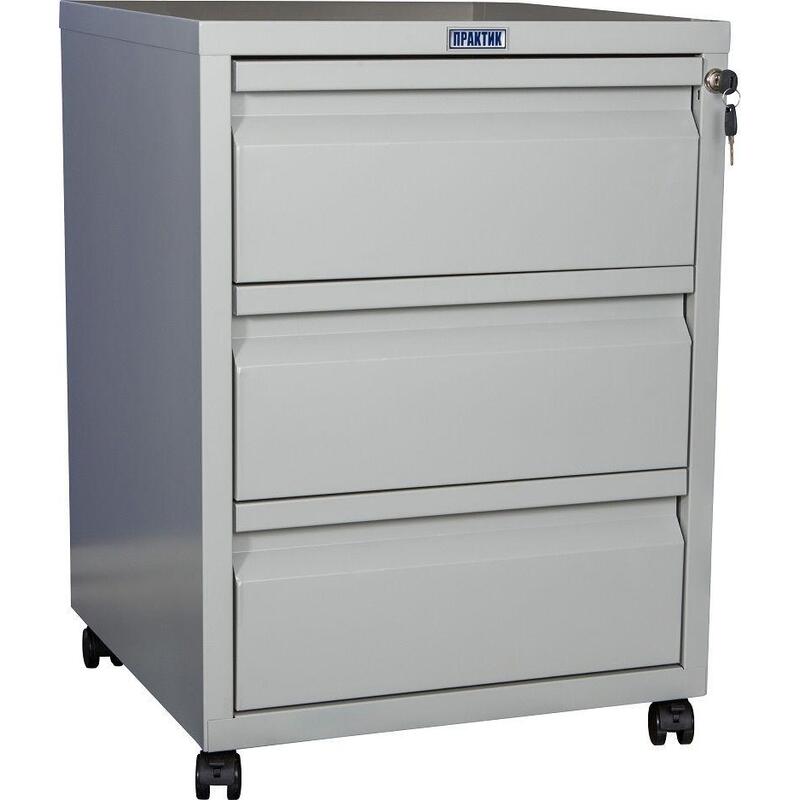 Тумбы на колесных опорах металлические