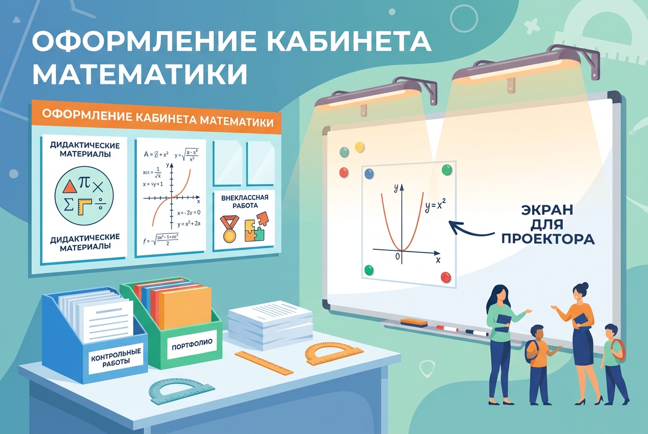 Как грамотно обустроить кабинет математики. Часть 1