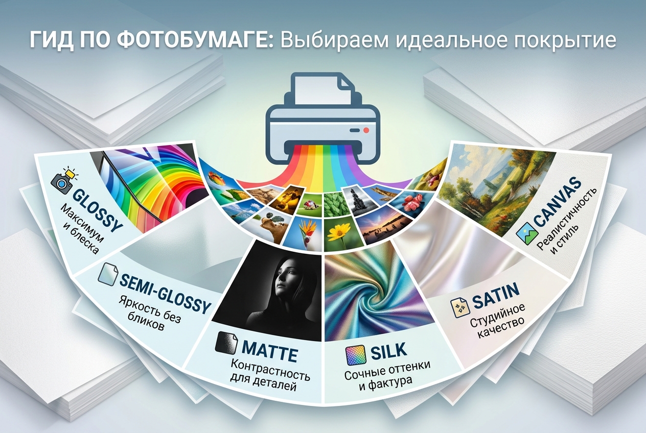 Фотобумага: характеристика разновидностей