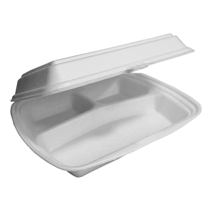 Одноразовые ланч-боксы 3-х секционные