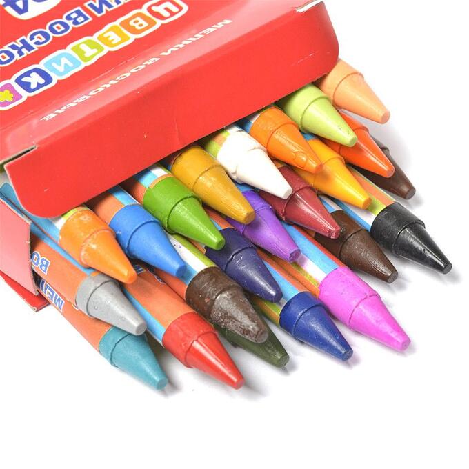 Восковые карандаши, мелки