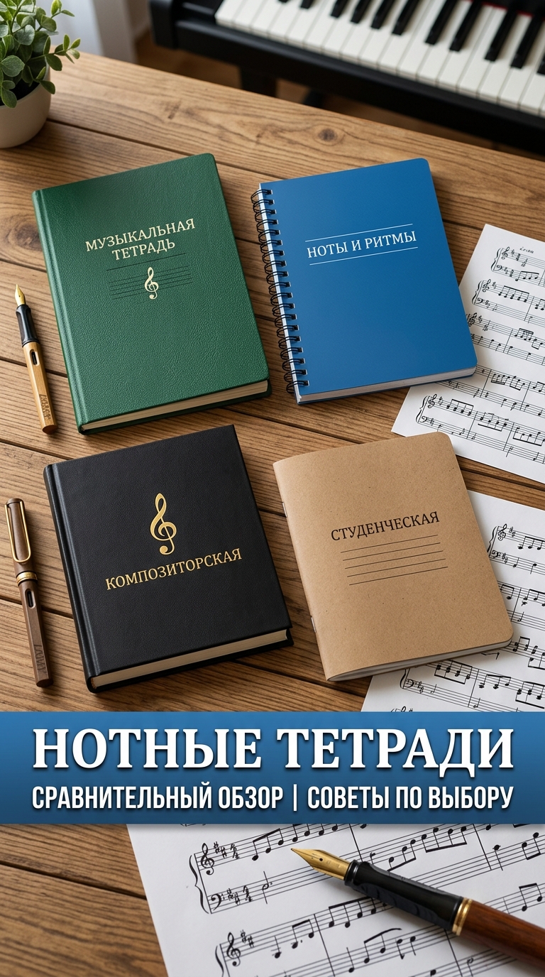 Нотные тетради: сравнительный обзор, советы по выбору