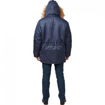 Куртка рабочая зимняя муж. з28-КУ син (р.52-54)182-188