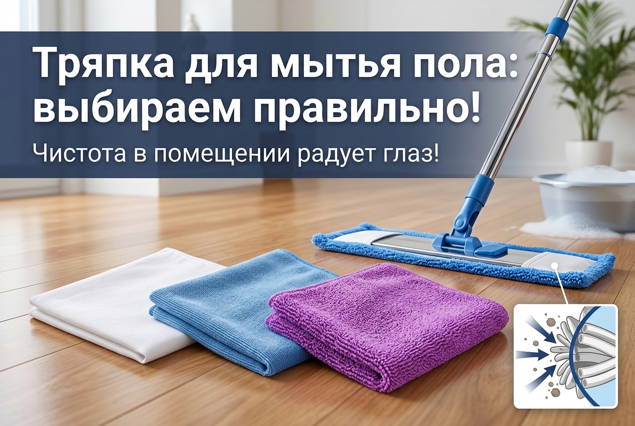 Тряпка для мытья пола: выбираем правильно!