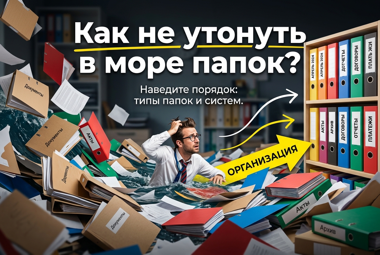 Как не утонуть в море папок: разбираемся в ассортименте товаров