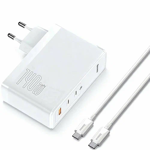 Зарядное устройство сетевое Baseus GaN5 Pro 140W EU White (CCGP100202)