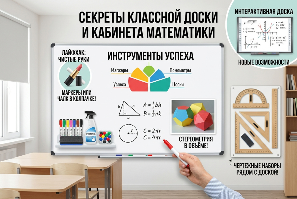 Как грамотно обустроить кабинет математики. Часть 2
