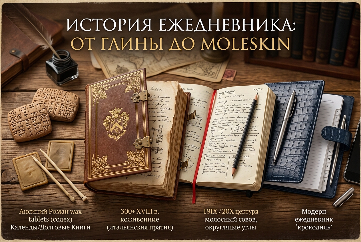 Ежедневники – давно и сейчас