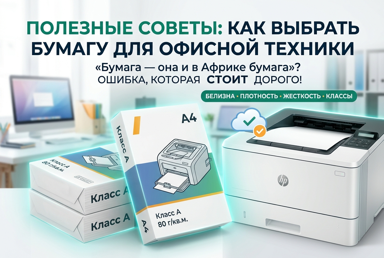 Как выбрать бумагу для офисной техники?