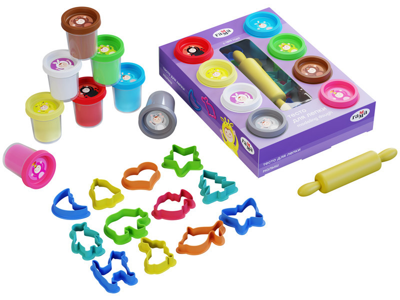 Развиваем малышей с тестом для лепки «ГАММА»