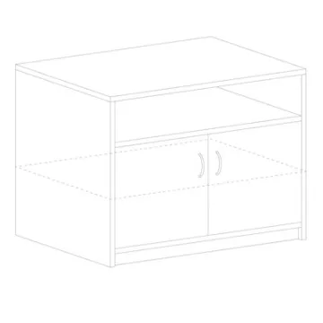 Тумба SL Imago под оргтехнику ТМ-1 венге магия (ТМ-1К,ДТМ-1,Т-3)