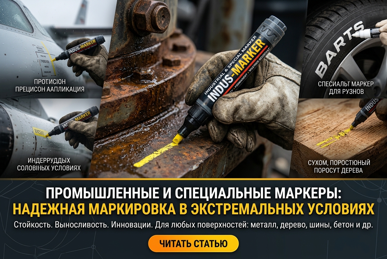 Промышленные маркеры: как выбрать правильный?