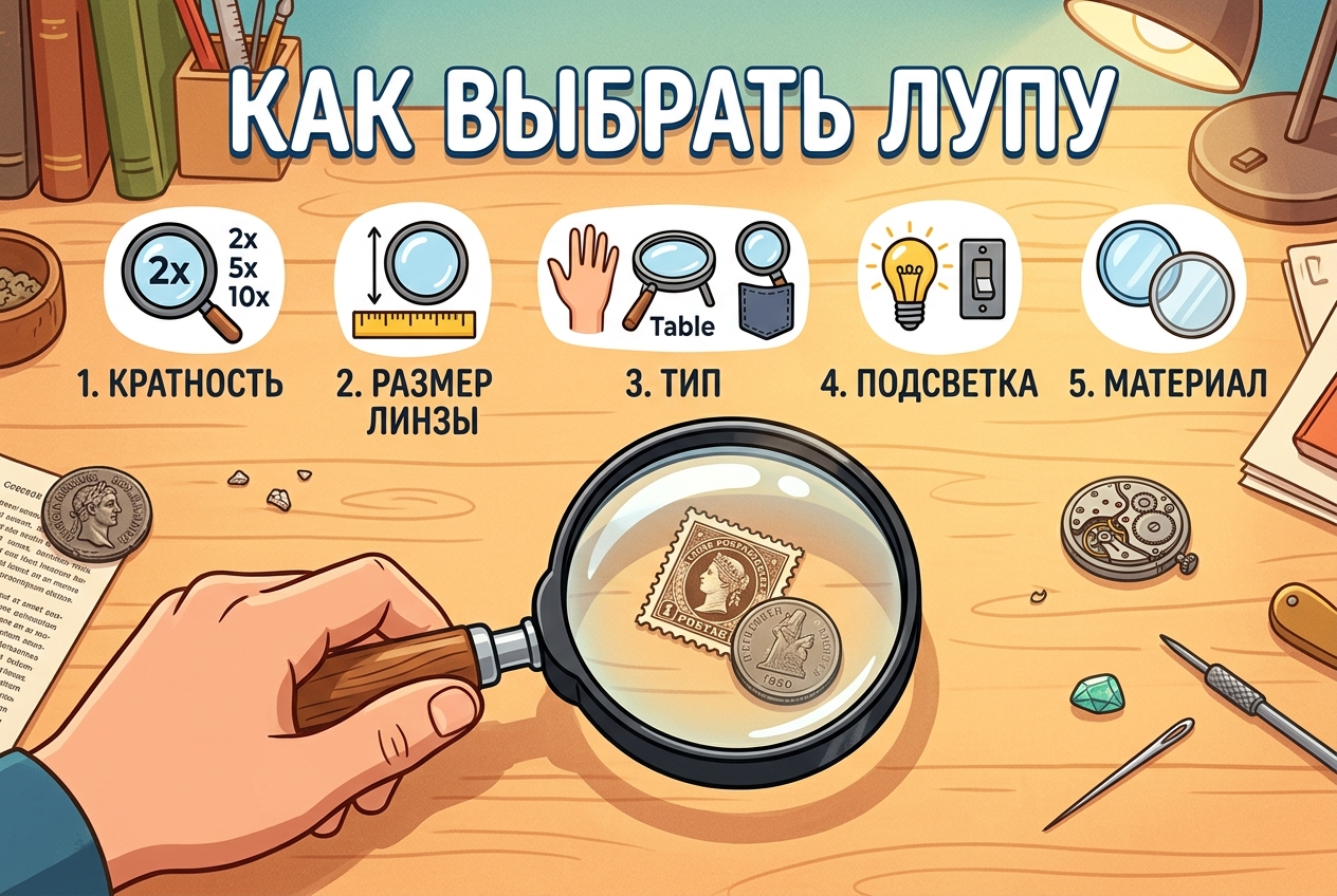 Как правильно выбрать лупу