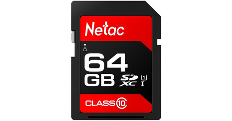 Флеш-память SDXC 64GB Netac NT02P600STN-064G-R P600 w/o adapter