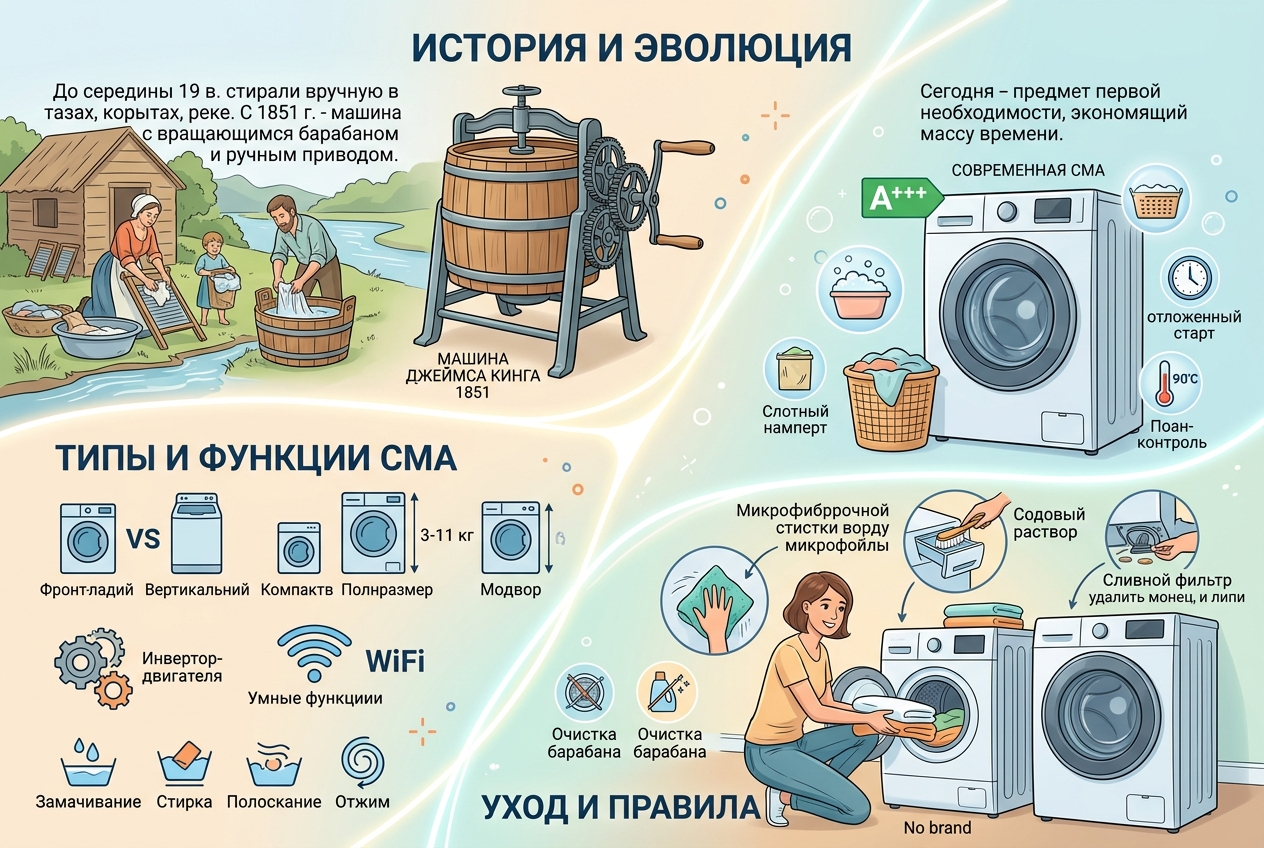 Полезная информация о стиральных машинах