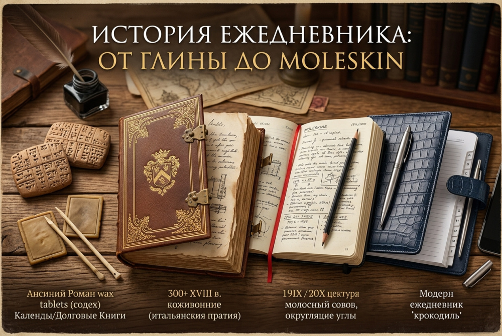 Ежедневники – давно и сейчас
