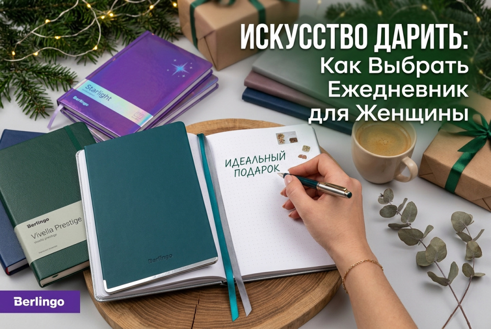 Как выбрать ежедневник в подарок женщине? 5 параметров, на которые стоит обратить внимание