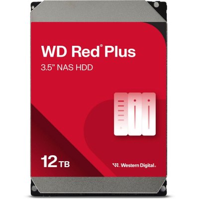 Жесткий диск WD Red Plus 12Tb SATA (WD120EFGX) 7200rpm 512Mb 3.5