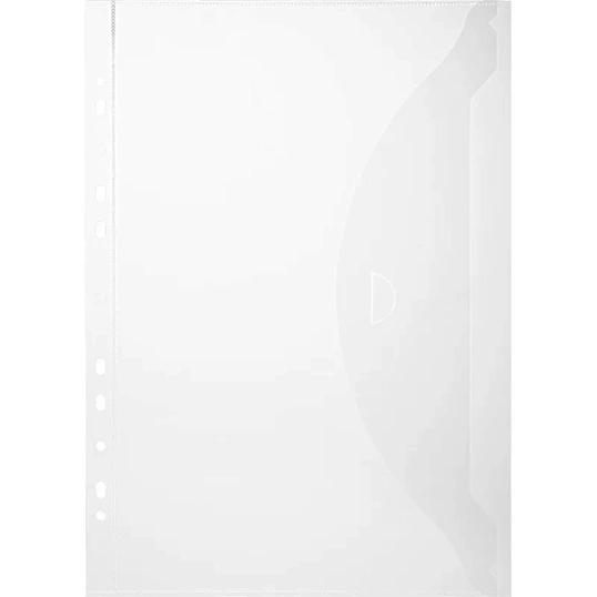 Файл-вкладыш (папка-конверт) с перфорацией 150 мкм, 10 шт/ уп. (515932)