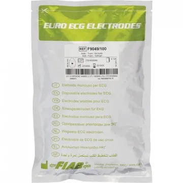Электроды для ЭКГ однораз.48х34мм, пена, универс. Fiab F9049 100шт/уп