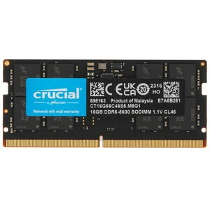 Модуль памяти Crucial DDR5 SO-DIMM 16GB 5600Мгц(CT16G56C46S5)