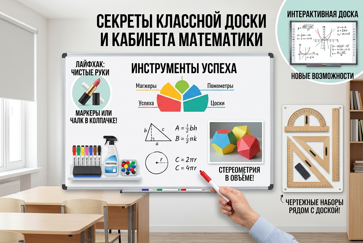 Как грамотно обустроить кабинет математики. Часть 2