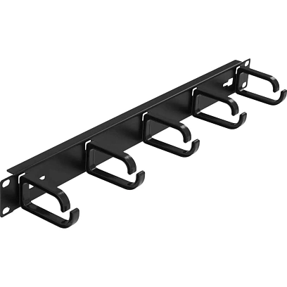 Кабельный органайзер Lanmaster LAN-ORG-1U 19 с пластиковыми кольцами, 1U