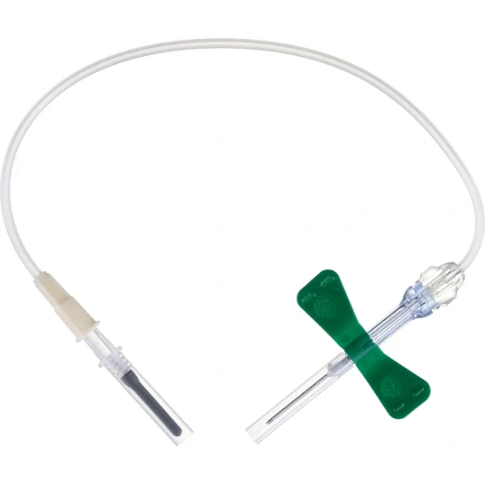 Игла-бабочка 21G 19см зел. с луер-адапт. VACUETTE Safety 450081V1 90шт/уп