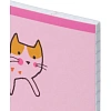Тетрадь общая А5 48л №1School Friendly cats,клет,скреп, ВД-лак