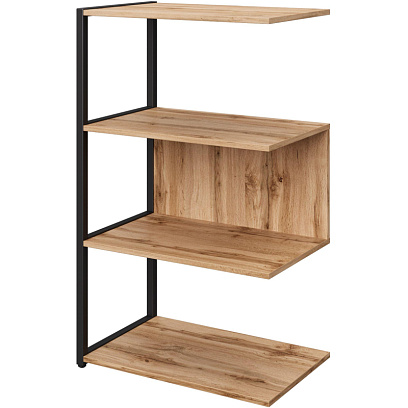 Полустеллаж для документов K-Loft  241H021 645х400х1068 дуб натур/черный