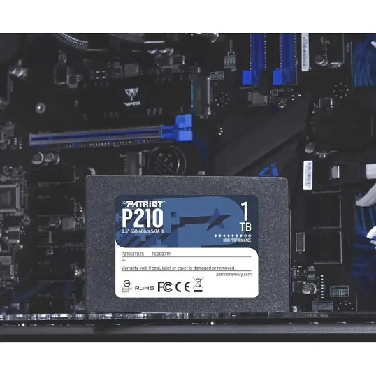SSD Накопитель Patriot SATA-III 1TB P210 2.5(P210S1TB25)