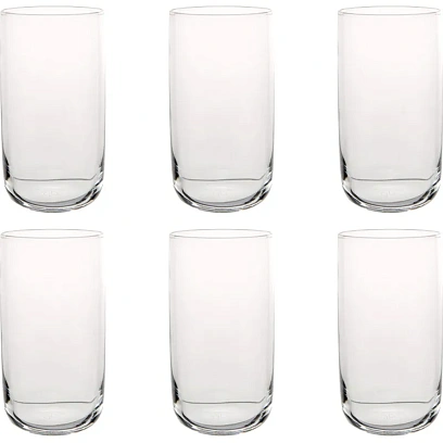 Набор стаканов АЙКОНИК 365 мл высокий, д/воды, сока, коктейлей, стекло,6 шт